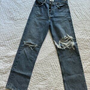 Agolde 90s High Rise Pinch Waist Straight Leg Jeans